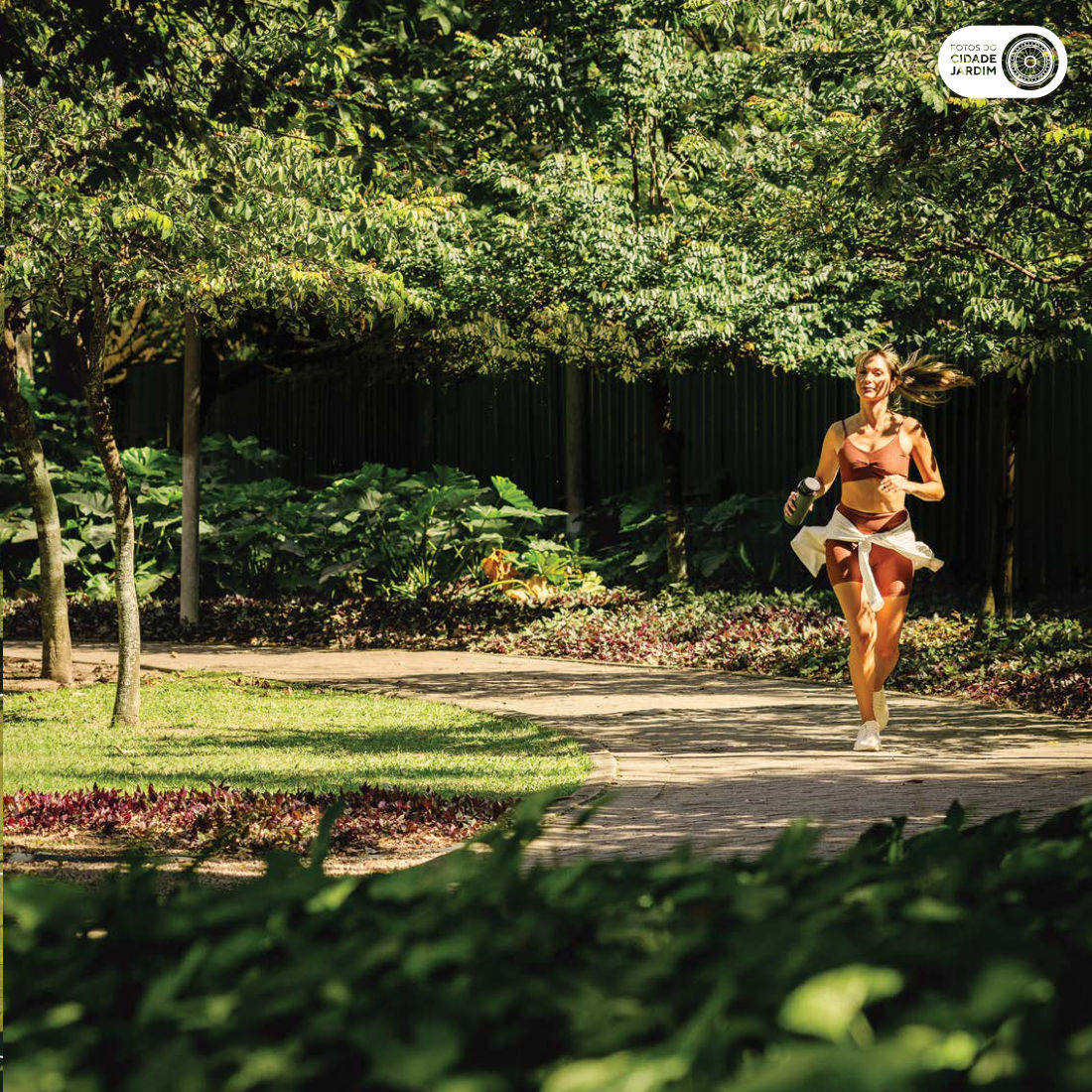 Corrida no parque do Cidade Jardim