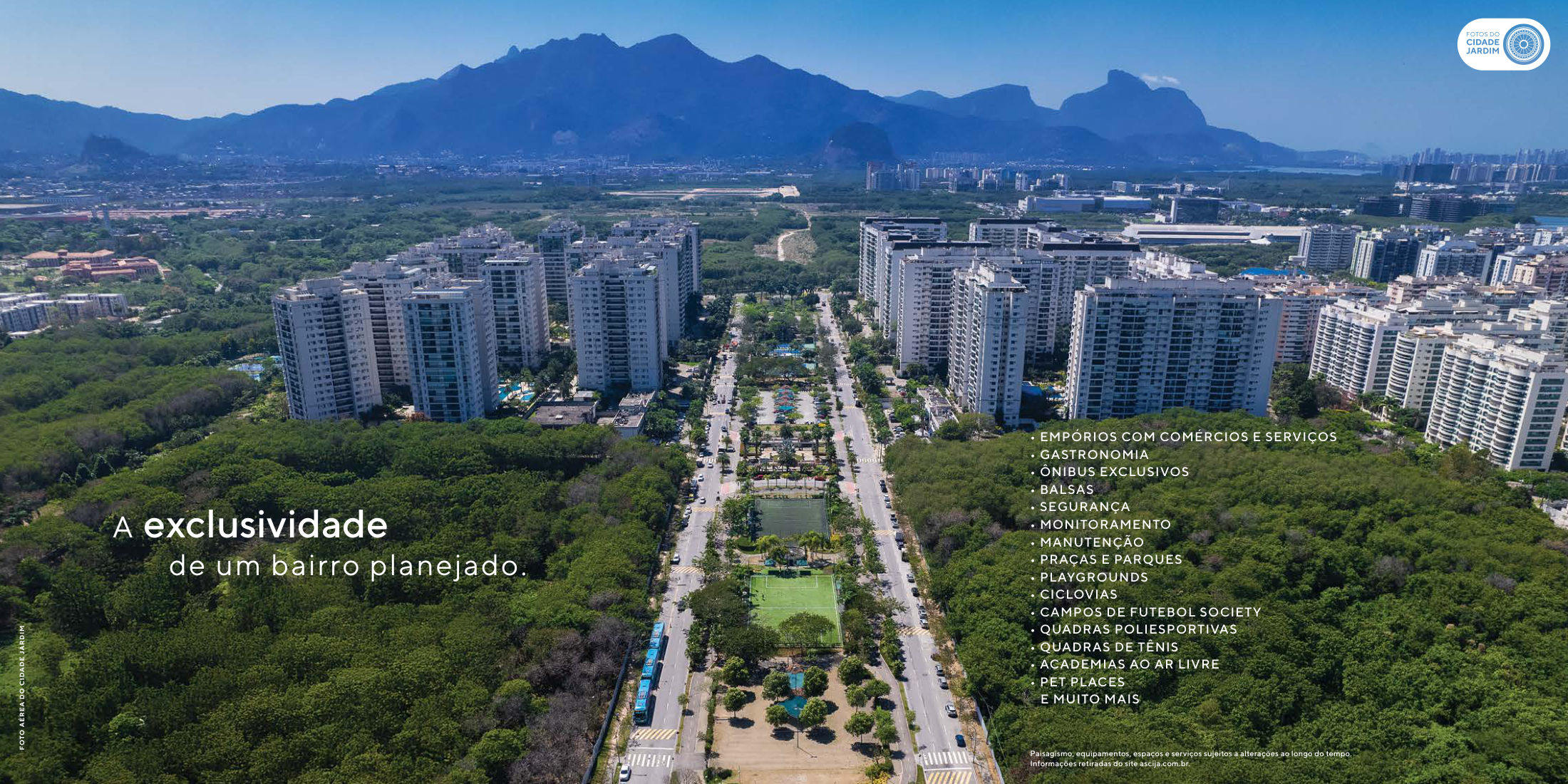 Vista aérea do Cidade Jardim
